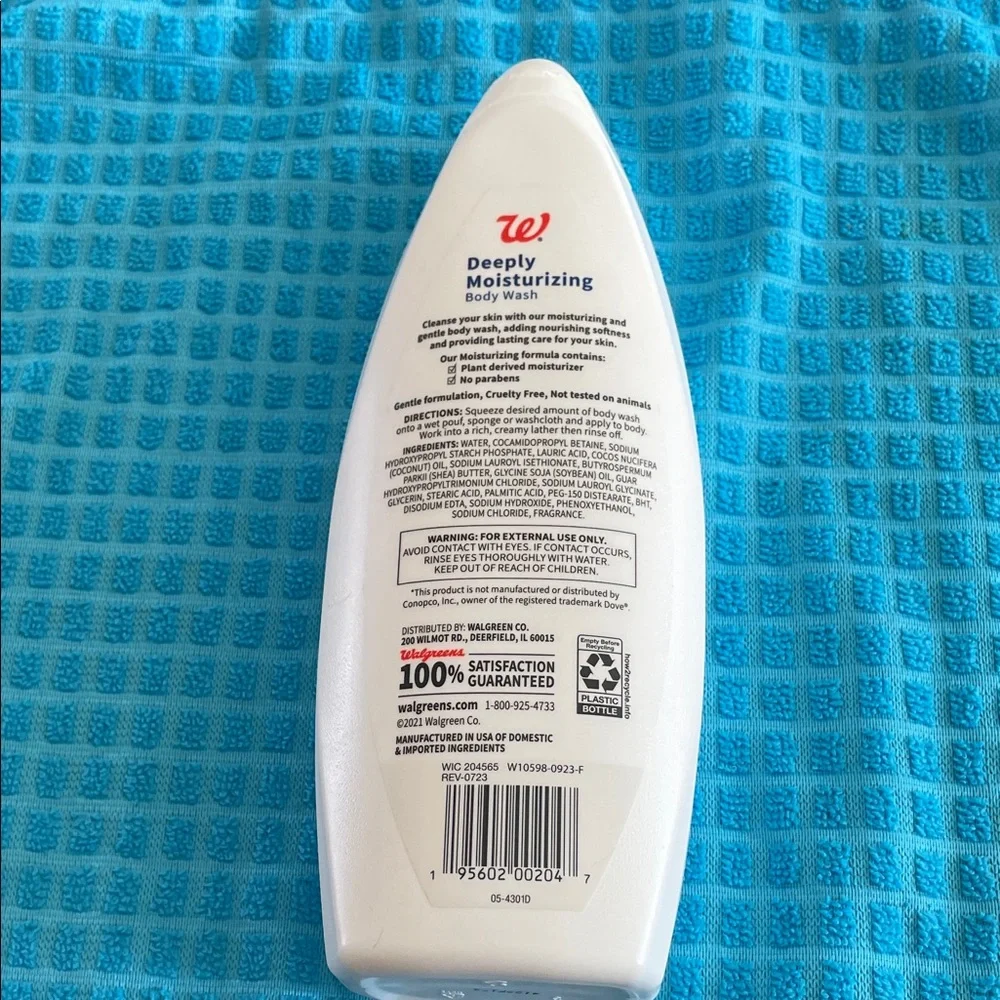 Walgreens Deeply Moisturizing Body Wash - White